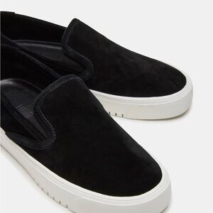 Steve Madden Black Slip-On Sneakers